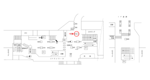 阪急　茨木市駅／／№631駅看板・駅広告、位置図
