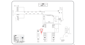 阪急　桂駅／／№602駅看板・駅広告、位置図