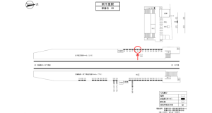 阪急　南千里駅／／№19駅看板・駅広告、位置図