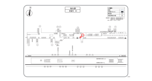 阪急　烏丸駅／／№622駅看板・駅広告、位置図
