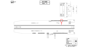 阪急　南千里駅／／№23駅看板・駅広告、位置図