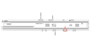 阪急　京都河原町駅／／№231駅看板・駅広告、位置図