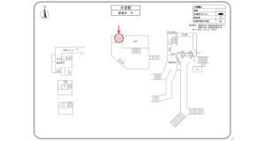 阪急　大宮駅／／№603駅看板・駅広告、位置図