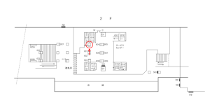 阪急　高槻市駅／／№600駅看板・駅広告、位置図