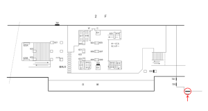 阪急　高槻市駅／／№710駅看板・駅広告、位置図