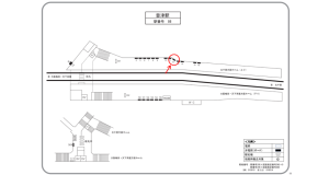阪急　豊津駅／／№12駅看板・駅広告、位置図