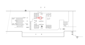 阪急　高槻市駅／／№604駅看板・駅広告、位置図