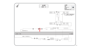 阪急 富田駅//№23駅看板・駅広告、位置図