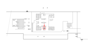 阪急　高槻市駅／／№502駅看板・駅広告、位置図