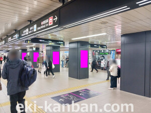 Osaka／Metro（大阪メトロ）　東梅田駅／Osaka Metro ネットワークビジョン 東梅田№Mデジタルサイネージ、写真2