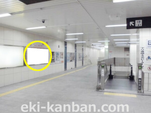 大阪市営地下鉄／今里筋線／鴫野駅／№2-002_2駅看板、駅広告②